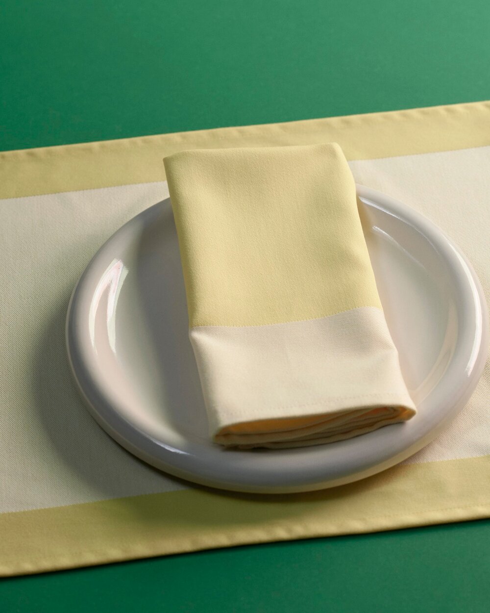 Ram dækkeserviet - gul